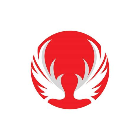 Wing Logo Design, Vector Eagle Falcon Wings, Beauty Flying Bird, Illustration Symbol 26109597 ...