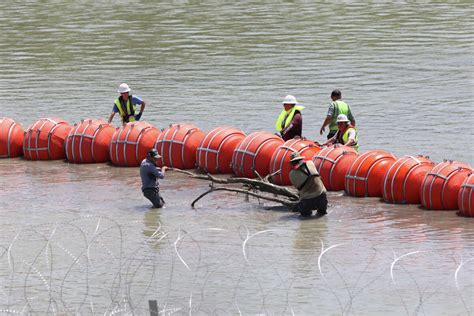 Texas defends Rio Grande buoys as response to ‘humanitarian crisis’