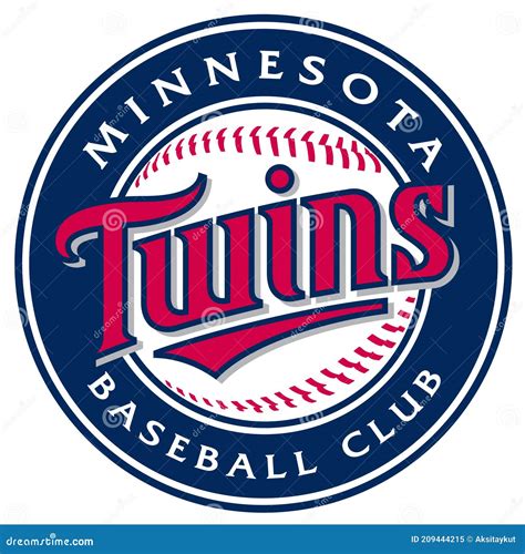 Minnesota Twins Sports Logo Editorial Image - Illustration of minneapolis, symbol: 209444215