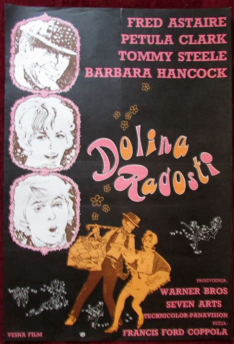 1968 Original Movie Poster Finian's Rainbow Ford Coppola Fred Astaire USA YU - Sigedon