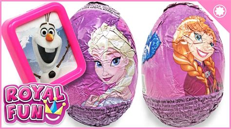 Frozen Surprise Eggs with Disney Frozen Toys