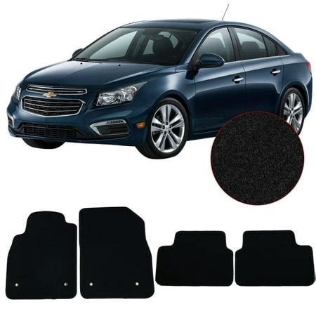 Compatible with 08-16 Chevrolet Cruze Floor Mats Front & Rear 4PC Black ...