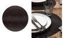 Costa Nova Club Collection Artificial Leather Round Placemat - Macy's