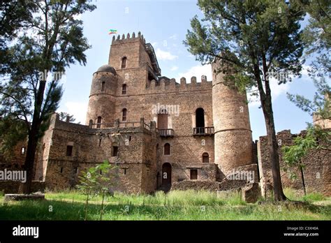 Old castles in Gondar, Ethiopia, Africa Stock Photo - Alamy