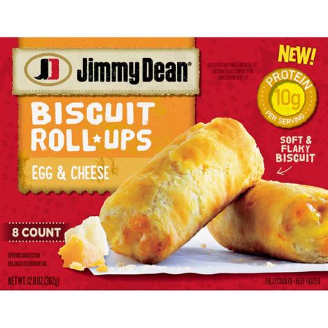 Jimmy Dean Egg And Cheese Biscuit Roll-Ups 8Ct 12.8 oz | Shipt