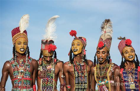 Wodaabe men dancing Photograph by Tony Camacho - Fine Art America