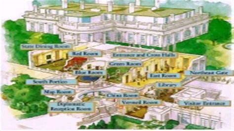 White House Floor Plan Map (see description) - YouTube