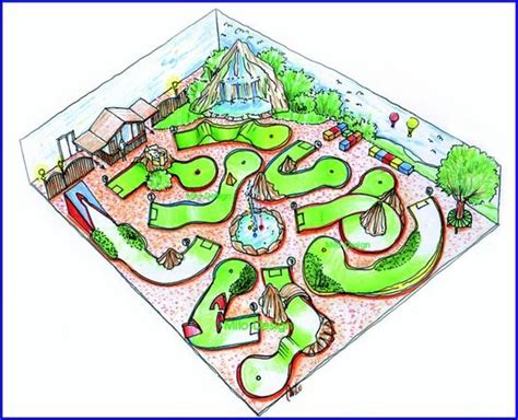 Blacklight adventure minigolf design and planning with many theme stories Indoor blacklight ...