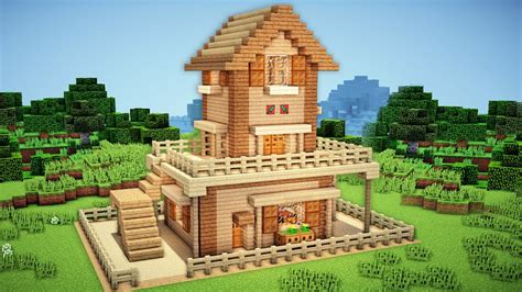 Minecraft: Starter House Tutorial 2 - How to Build a House in Minecraft / Easy / - YouTube