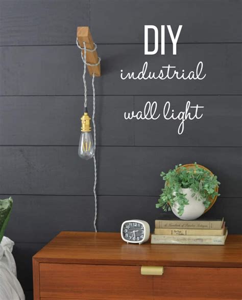 Make a Simple Wooden DIY Wall Light for $25 | Wall lights, Wall lights ...