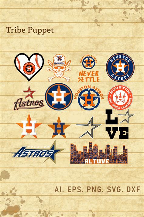 Houston Astros Logo Vector Set | Houston astros, Houston astros logo ...