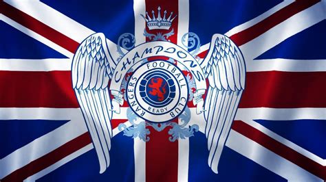 Rangers FC Logo With Eagles Wings And Crown HD Rangers FC Wallpapers ...