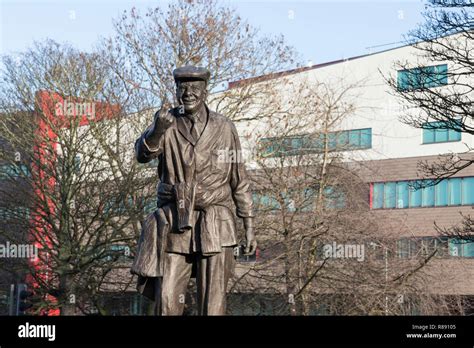 Barnsley dickie bird statue hi-res stock photography and images - Alamy