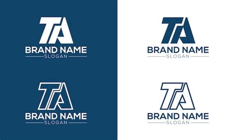 Premium Vector | 'TA' letter logo design for brand.