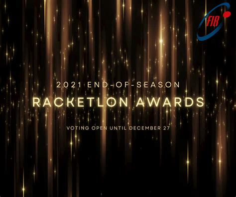 2021 Racketlon End-of-Year Awards - Winners Revealed - Racketlon.net