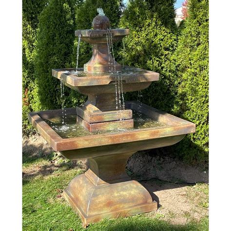 Henri Studio Equinox 55" High Large Rustic Outdoor Fountain - #55Y18 | Lamps Plus