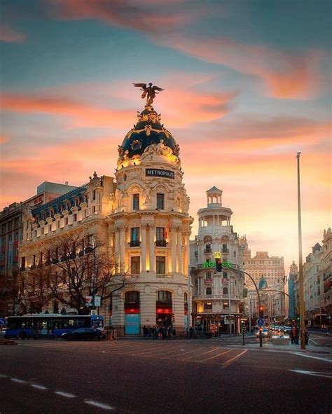 Gran Via, Madrid, Spain | Madrid travel, Spain travel, Nightlife travel