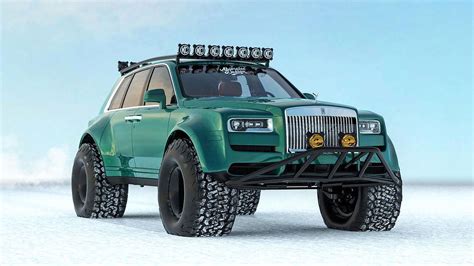 This Is What The Rolls-Royce Cullinan Could Look Like As An Arctic Expedition Vehicle