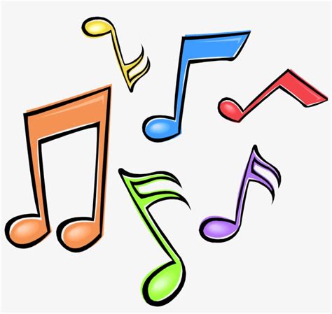 Music Clipart Png - Colourful Music Notes Png Transparent PNG - 900x812 - Free Download on NicePNG