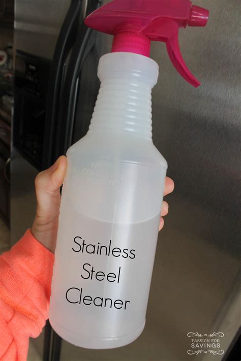 DIY Stainless Steel Cleaner - Passion for Savings