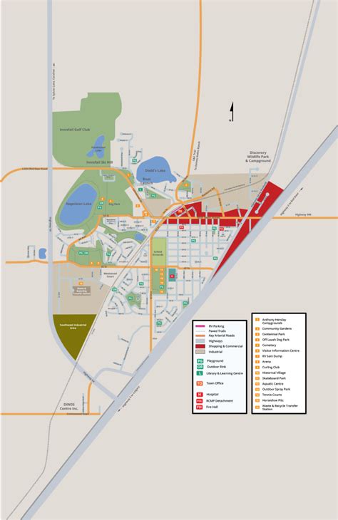 Town Map - Town of Innisfail