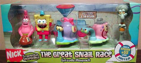 The Great Snail Race Episode Playpack SpongeBob Action Figures