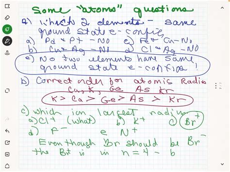 SOLVED: A) Which two elements have the same ground state electron ...