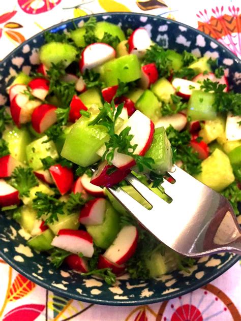 Cucumber Radish Salad Recipe – Melanie Cooks