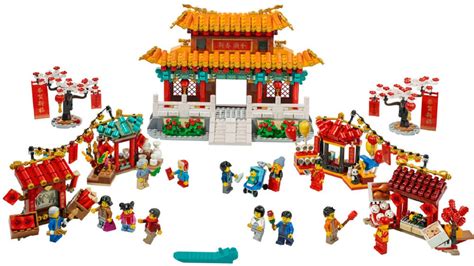 Lego Unveils Chinese New Year Temple Fair and Lion Dancers for Spring Festival 2020 - RADII