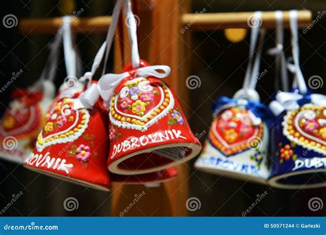 Souvenirs in Dubrovnik, Croatia Stock Photo - Image of dubrovnik, towels: 50571244