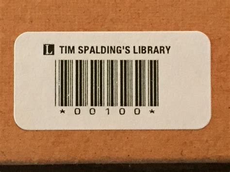 New: Printed Library Barcode Labels « The LibraryThing Blog