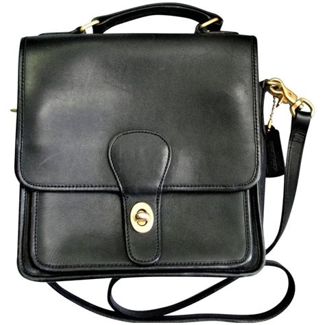 Beautiful Vintage Coach Willis Black Leather Bag | Bags, Leather, Black ...