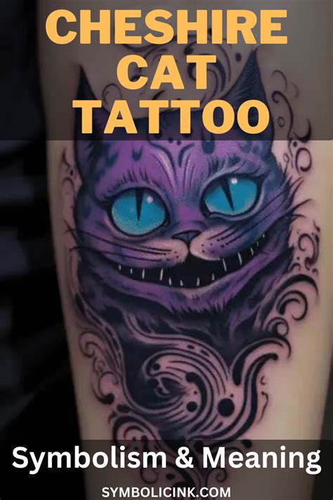 Cheshire Cat Tattoo Meaning & Symbolism (Diversity) | Cheshire cat ...