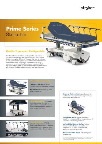 ProCuity bed series - Stryker Acute Care - PDF Catalogs | Technical ...