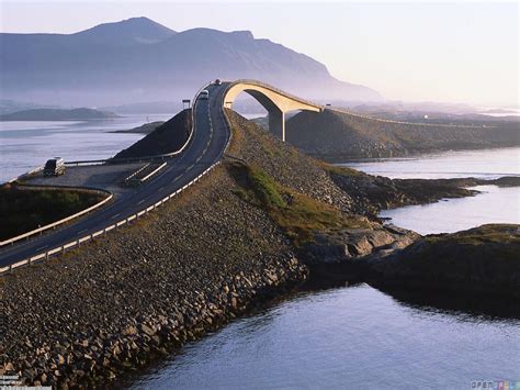 Atlantic Ocean Road In Norway Photos