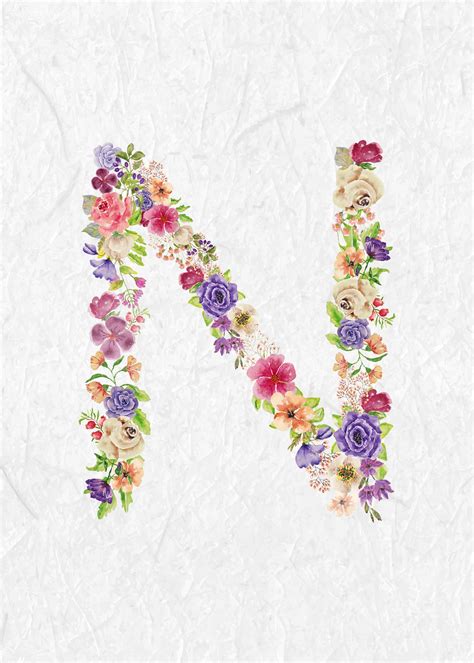 Free Printable Floral Monograms - The Cottage Market | Floral monogram ...