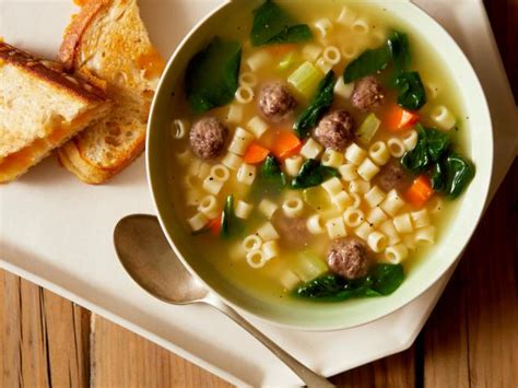 Mini Meatball Soup Recipe | Rachael Ray | Food Network