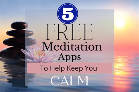 Top 5 FREE Calming & Meditation Apps - Finding The Fearless Life