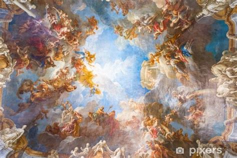 Wall Mural Ceiling painting of Palace Versailles near Paris, France - PIXERS.US | Painting ...