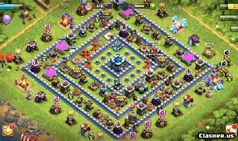 [Town Hall 13] TH13 LEGEND,War/Trophy base v29 - anti 2 stars [With ...