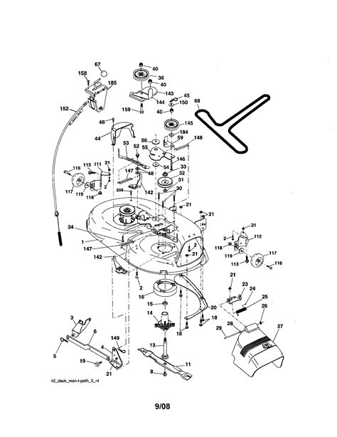 Craftsman Lawn Tractor Mower Deck Parts