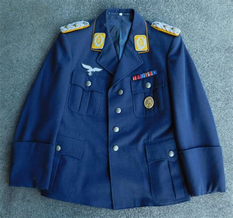 WWII German Officers Luftwaffe Blue Dress Uniform Tunic - Reproduction ...