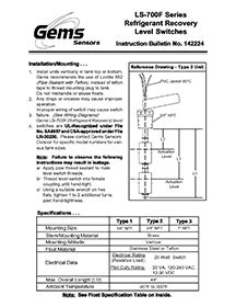 Installation Instructions | Gems Sensors