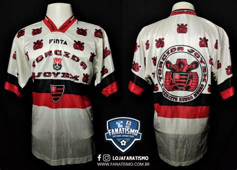 Camisa da Jovem Fla Oficial Finta Anos 90 GG - Fanatismo