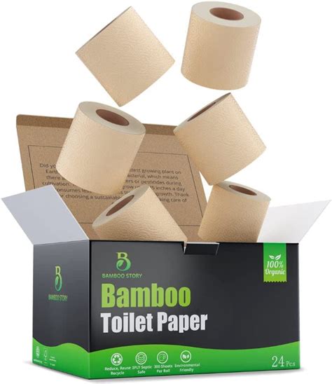 Bamboo Story: 100% Bamboo Toilet Paper (Unbleached, Plastic Free) - The ...