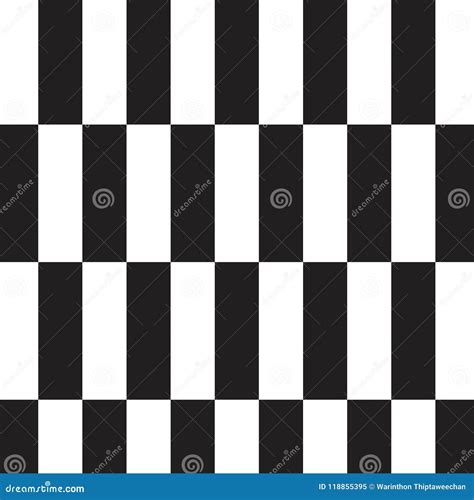 Black White Rectangle Shape Pattern Background Stock Vector - Illustration of checker, fabric ...