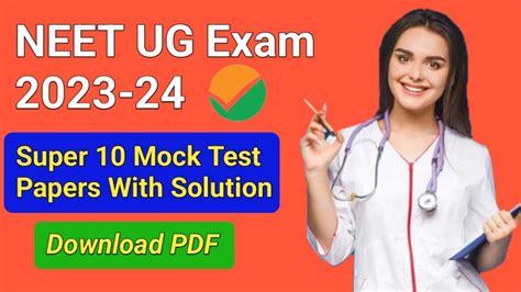 NEET UG Exam 2023-24: Mock Test Papers PDF Free Download » Maths And Physics With Pandey Sir