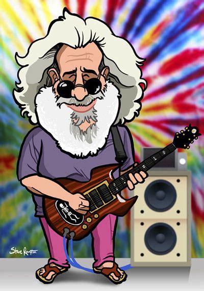 Jerry Garcia (The Grateful Dead), Steve Rampton on ArtStation at https ...