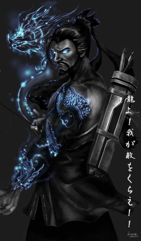 overwatch hanzo fanart by hyunigraphy on DeviantArt