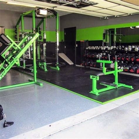 Top 75 Best Garage Gym Ideas - Home Fitness Center Designs